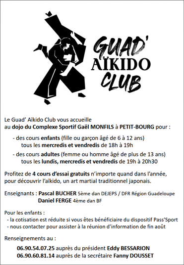 Notre flyer pour la rentrée 2026-2027